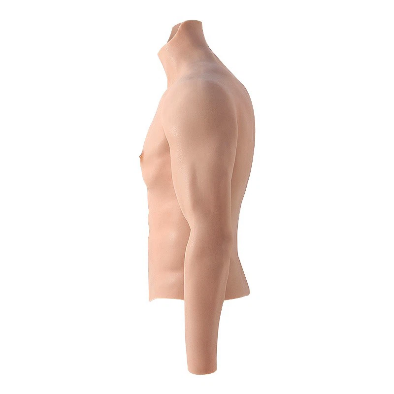Hot Selling Simulation Performance Clothing Wear Eight Abdominal Muscle Silicone False Pectoral Muscle for Men Fake Muscle